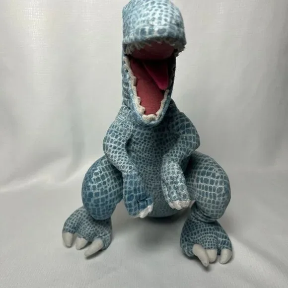 Jurassic Park World Blue Velociraptor Dinosaur Plush Stuffed Animal 14” Raptor - Picture 4 of 10